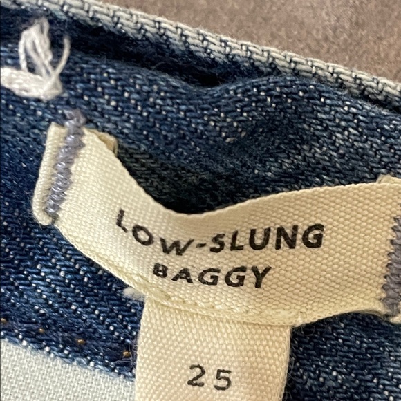 Madewell Pleated Low-Slung Baggy Jean size 25X27 - Picture 12 of 16